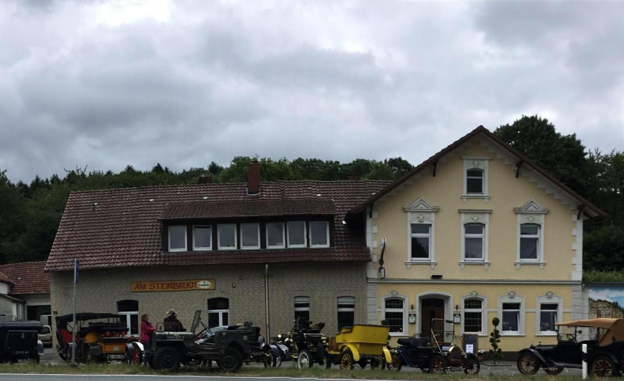 Pension Am Steinbruch Hilter Exterior foto